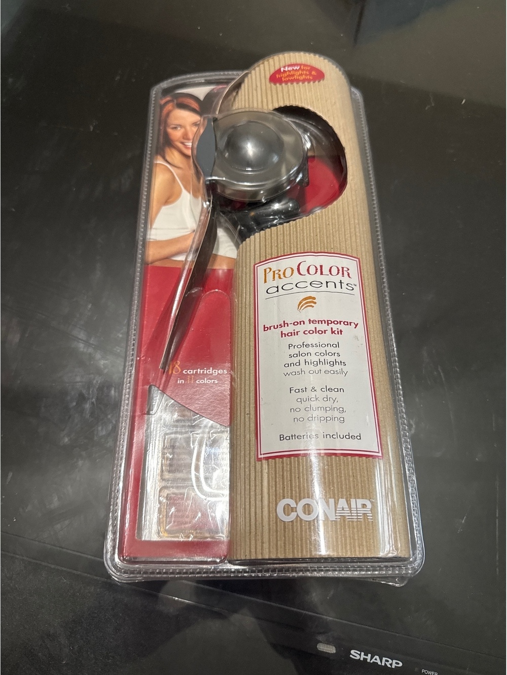 Con Air Pro Color Accents brush on temporary hair, color kit